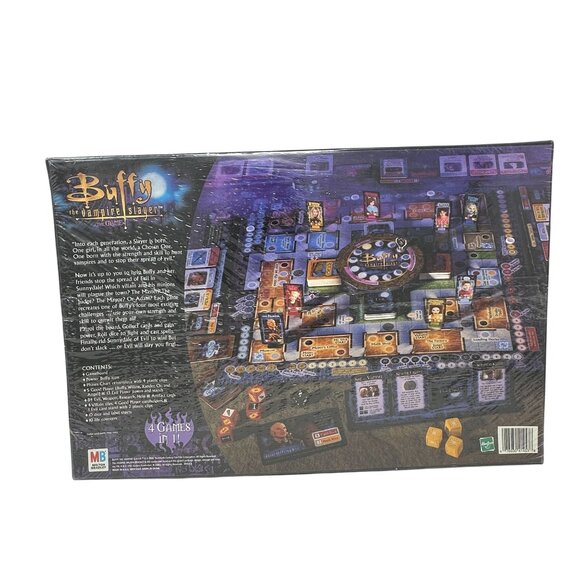 Buffy The Vampire Slayer Board Game Sealed Vintage 2000 MB Games Ages 12+ - Picture 2 of 16